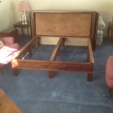 Custom Made Walnut Cabinet Hide A Bed