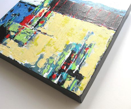 Custom Made Abstract Acrylic Expressionist Painting, Contemporary Original Painting On Canvas