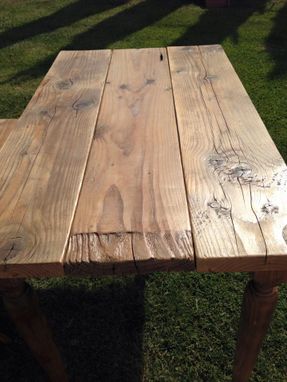 Custom Made Reclaimed Wood Farmhouse Table