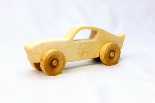 Custom Made Wooden Toy Muscle Car - Customized With Name