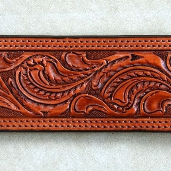 Handmade Leather Guitar Strap by Texas Custom Crafts | CustomMade.com
