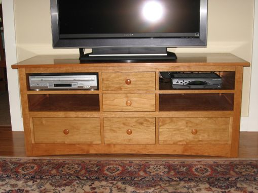 Custom Made Cherry Tv Cabinet