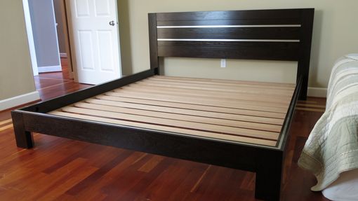 Custom Made Wenge Platform Bed