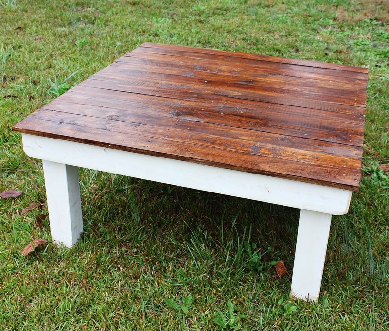 Buy Hand Crafted The Modern Farmhouse Reclaimed Wood Coffee Table, made ...