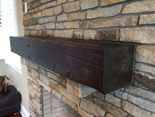Custom Made Rustic Fireplace Mantel