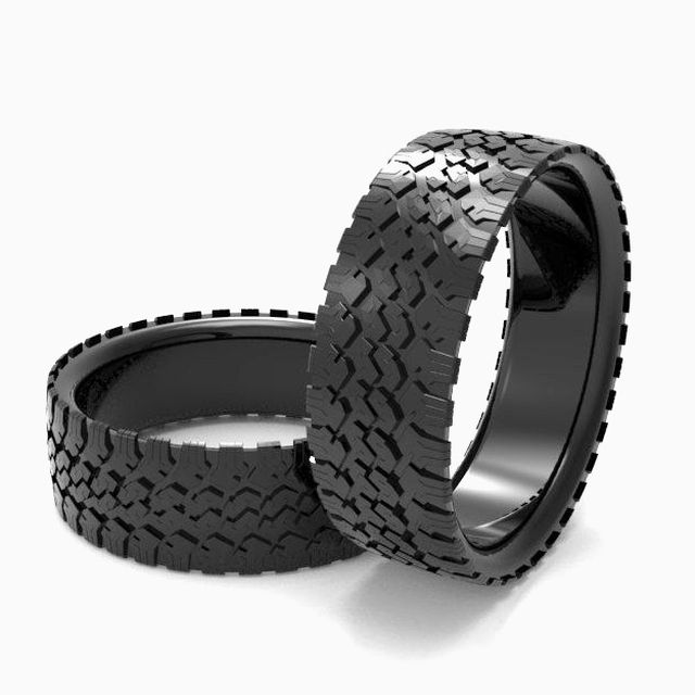 A Hand Made Mens Tire Wedding Band Black Silver Ring Tread A Hand Made Mens Tire Wedding Band Black Silver Ring Tread To Order From Designmax Custommade