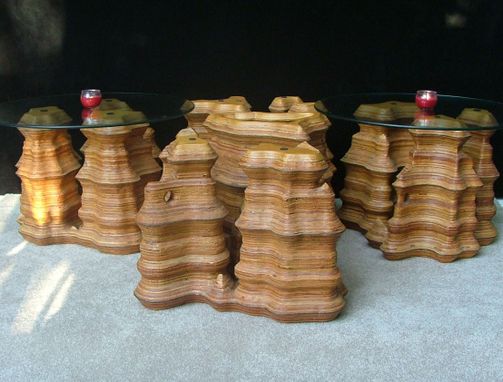 Custom Made Set Of 3 Canyon Tables