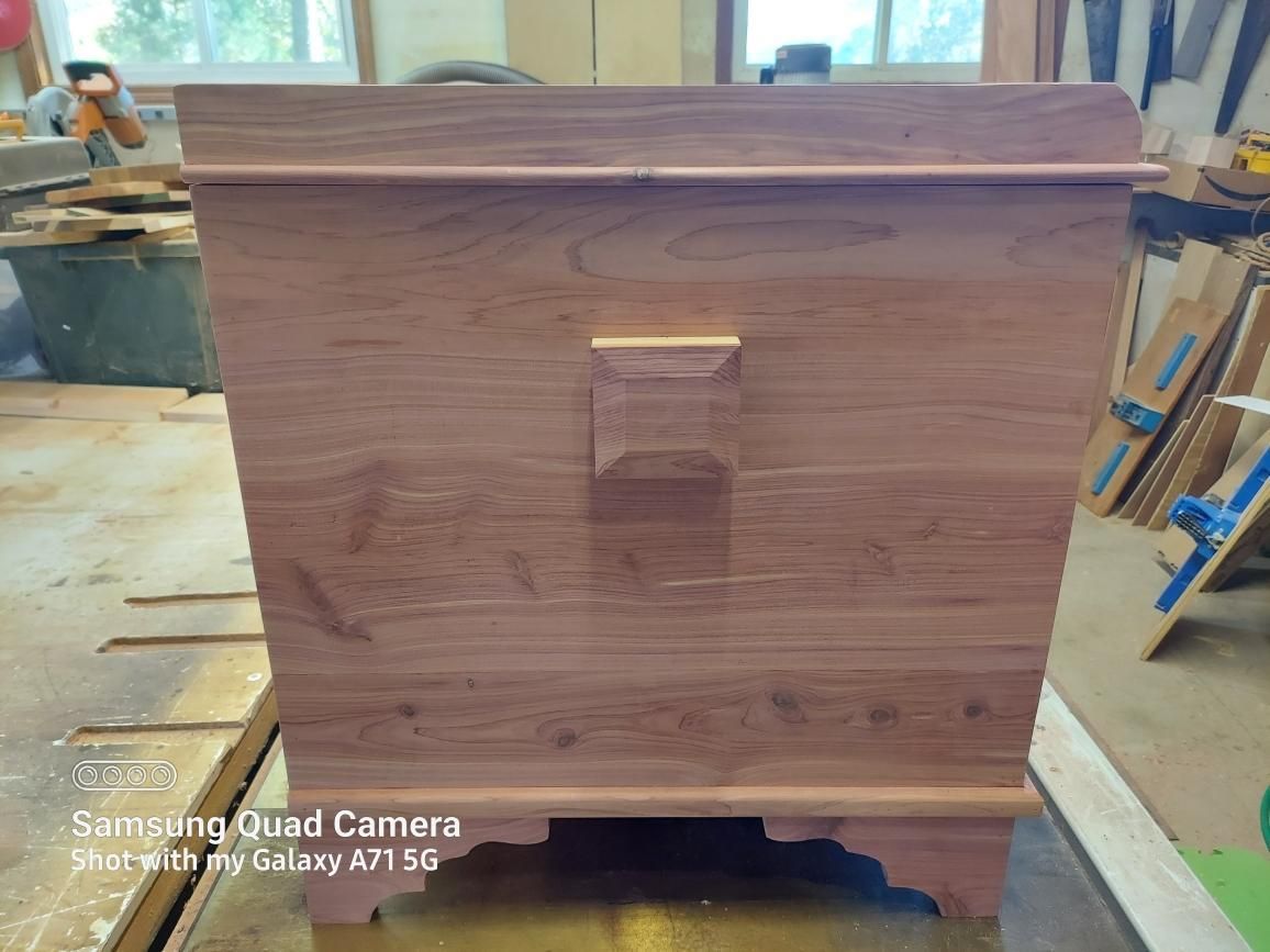 Handmade Cedar Hope Chest by Lower Creek Custom Woodworks