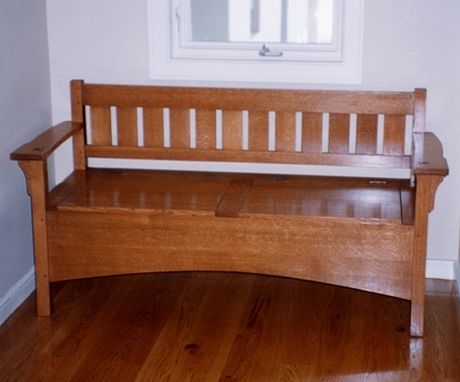 Custom Made Arts & Crafts Bench