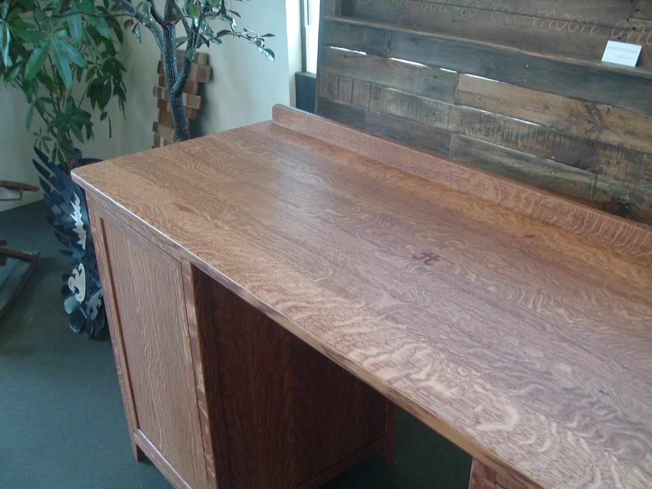 Custom Made Quarter Sawn White Oak Crafting Desk by Jonathan Walkey