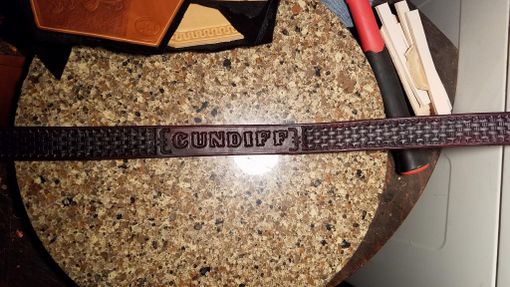 Custom Made Leather Custom Belts