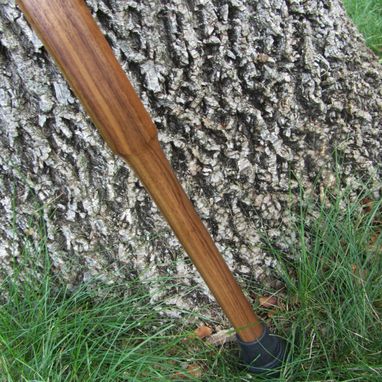 Custom Made Heavy Duty Walking Cane/ Walking Stick - Black Walnut (American)