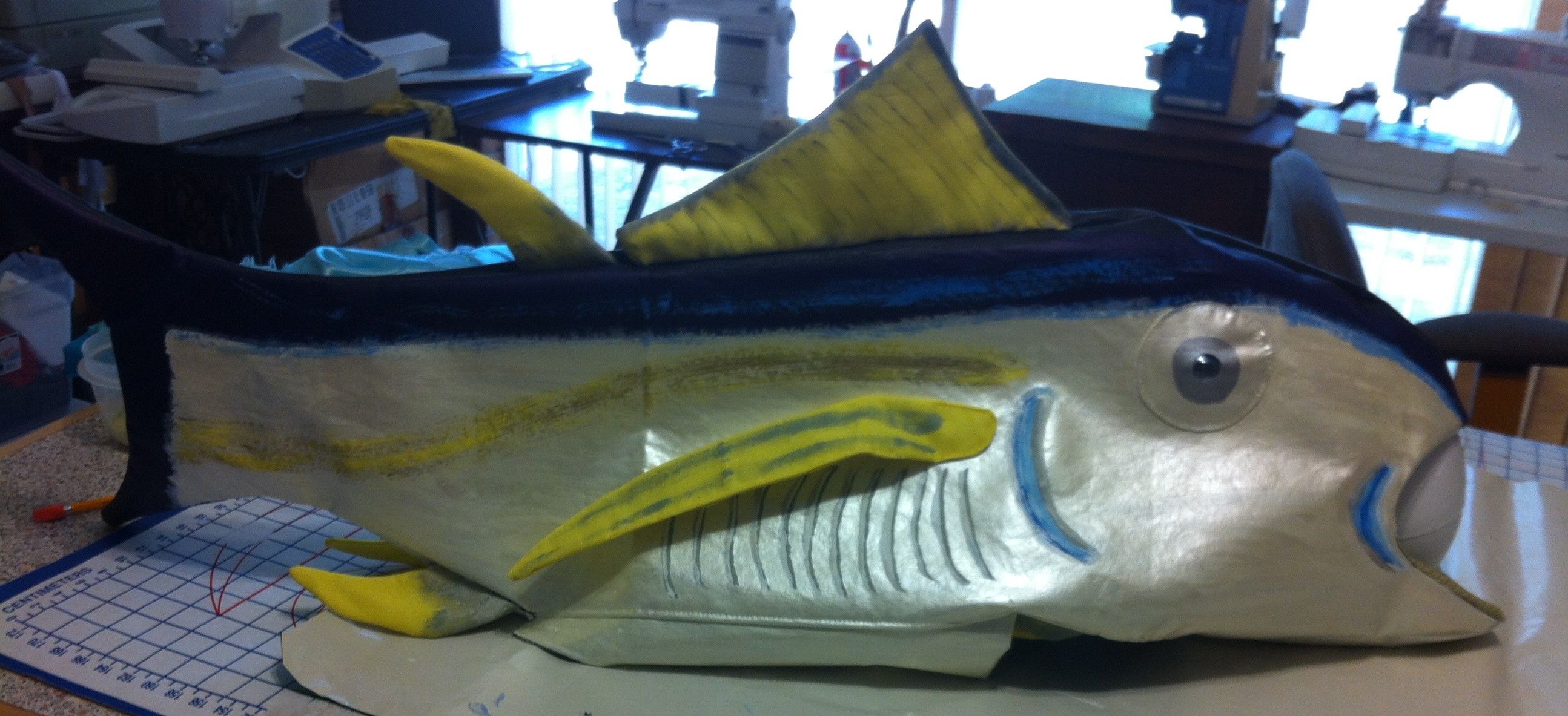 Buy Custom Made Canine Tuna Fish Costume, made to order from GabbiGirlz