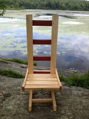 Custom Made Crate And Ladder Chair