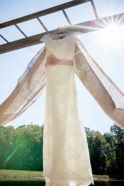 Custom Made Blush Silk Organza Bridal Belt With Rhinestone Accents
