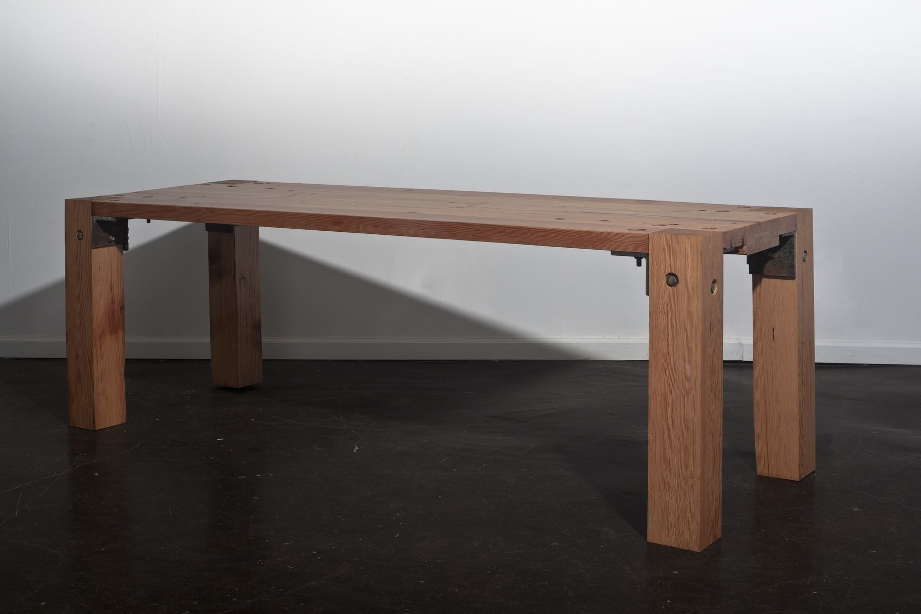 Hand Made Large Parsons Style Dining Room Table By Adam Lam Furniture