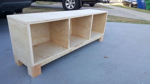 Custom Made Custom Bench With Storage