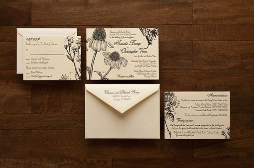 Custom Made Wedding Invitations - Deadwood