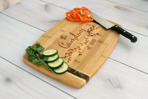 Custom Made Personalized Cutting Board, Engraved Cutting Board, Custom Wedding Gift – Cb-Bamm-Camdons
