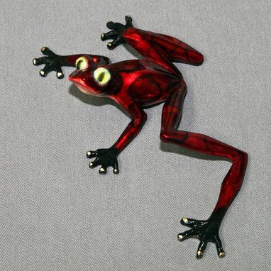 Custom Made Bronze Frog