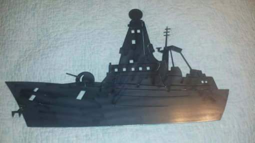 Custom Made Custom Metal Battleship Sign