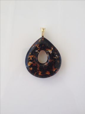 Custom Made Fused Glass Pendant