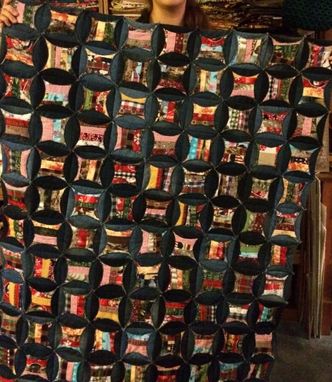 Custom Made Old Jeans Quilt