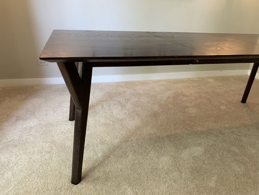 Custom Made Mid-Century Modern Custom Splayed Legged Table