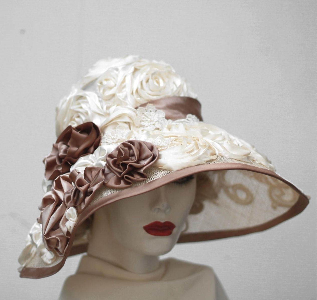 Elegant Wide Brim Hats for Women: Handcrafted & Customizable