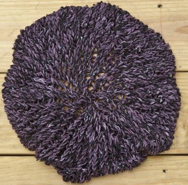 Custom Made Slouchy Purple Beret