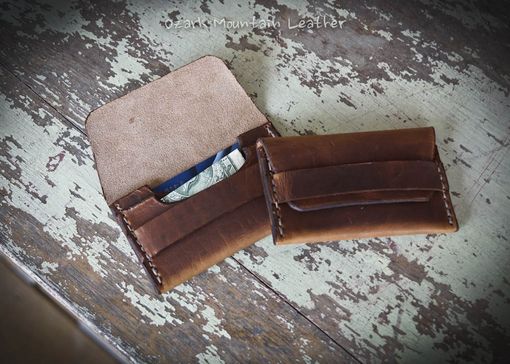 Custom Made Custom Horween Leather Card Wallet