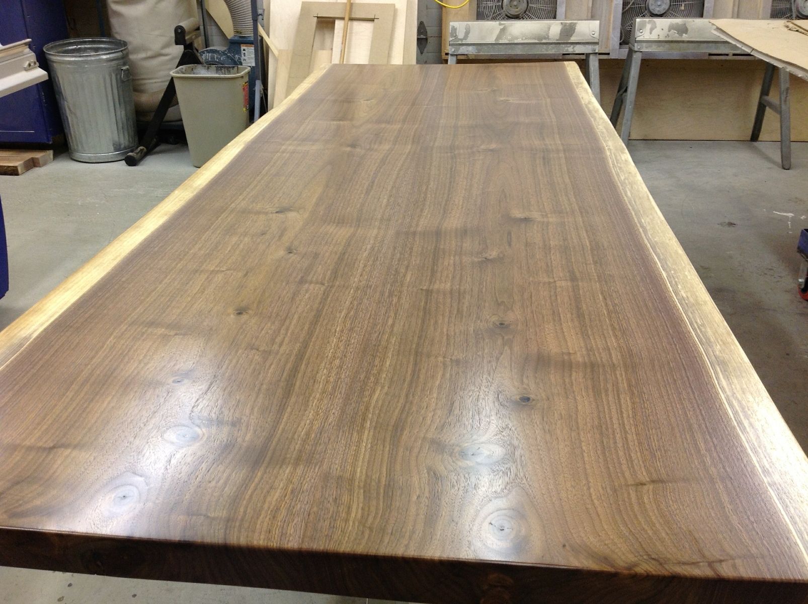 Custom Live Edge Walnut Table by Peabody Enterprises, Inc.