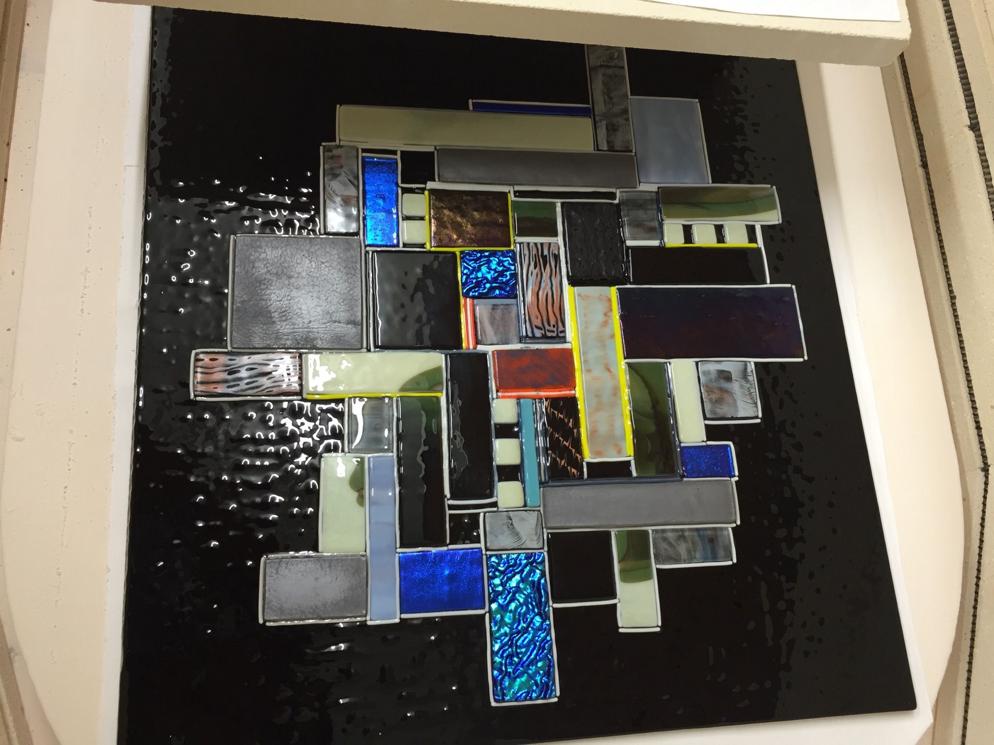 Buy Handmade Abstract Wall Art, made to order from Glass By Helen