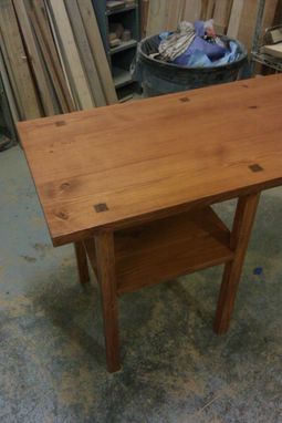 Custom Made Reclaimed Yellow Pine Desk