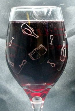 Custom Made Personalized Wine Glasses