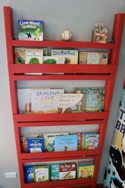 Custom Made Eager Reader Bookshelf Unit, Kids Bookshelf, Elearning, Made In Usa, Free Shipping