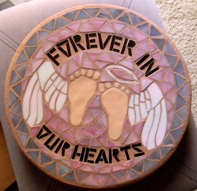 Custom Made Gentle Ascent Child Memorial Stepping Stone