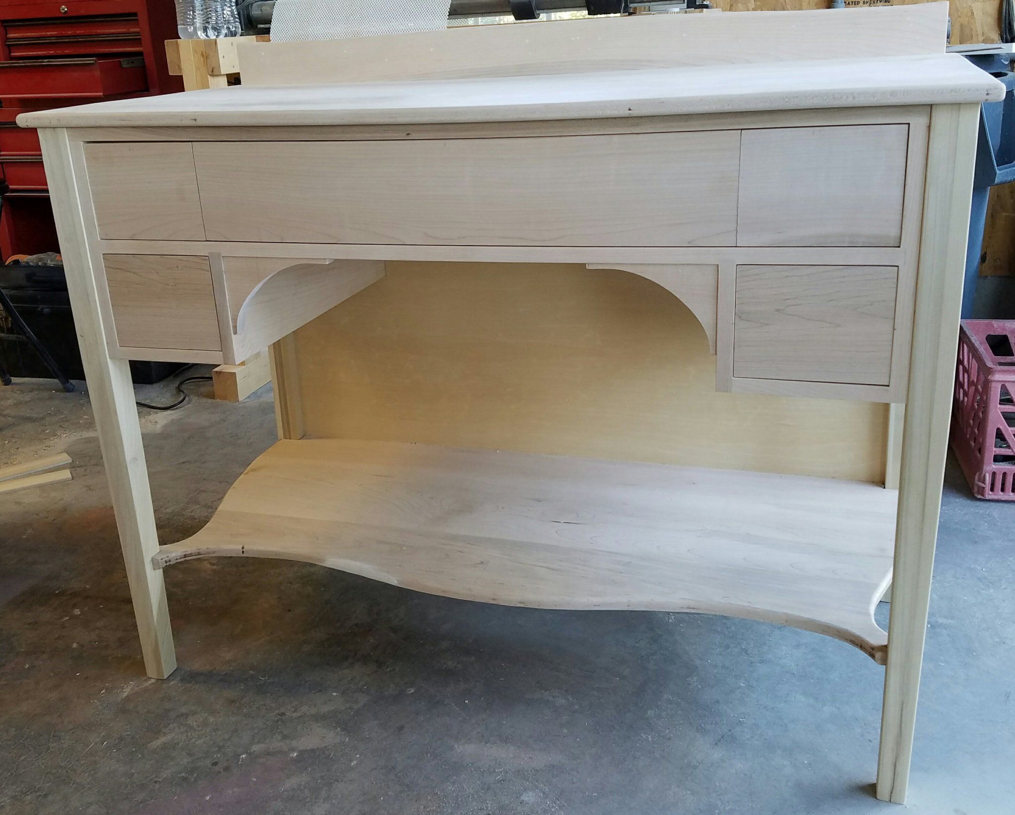 Custom Reproduction Furniture Piece by Blue Ridge Woodworks of Virginia
