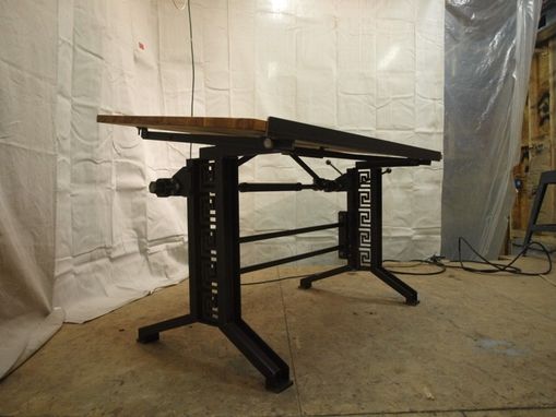 Custom Made Industrial Drafting Desk