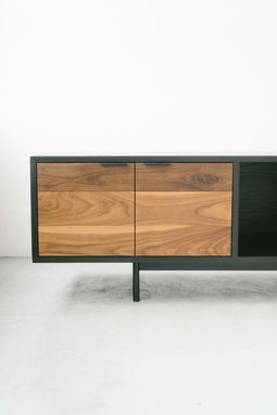 Custom Made Credenza Two - Walnut/Black Ash