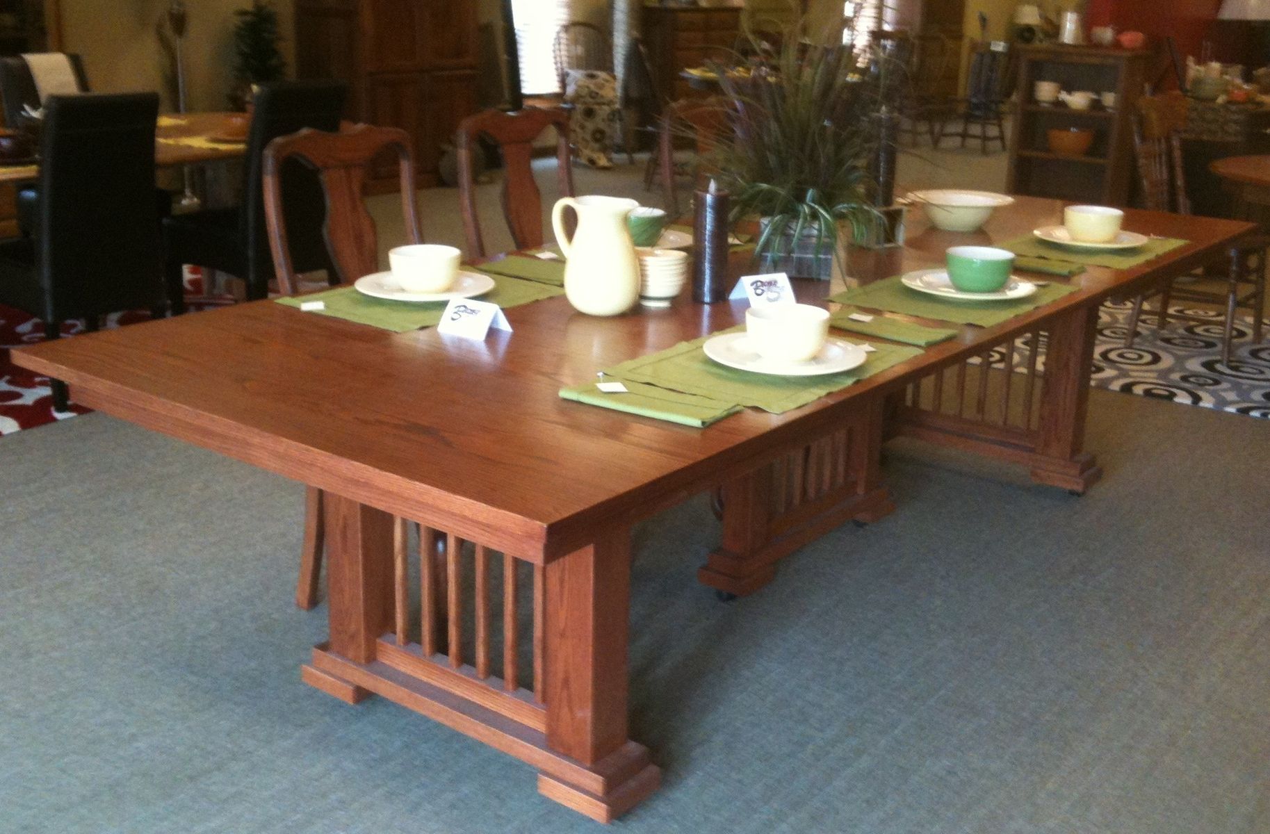Used Mission Style Dining Room Set For Sale