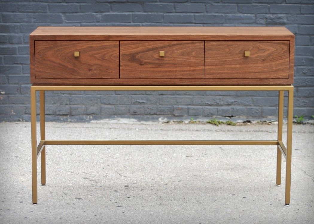 Hand Made Console Table by B.Holland&Co