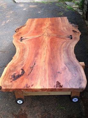 Custom Made Live-Edge Sycamore Dining Table