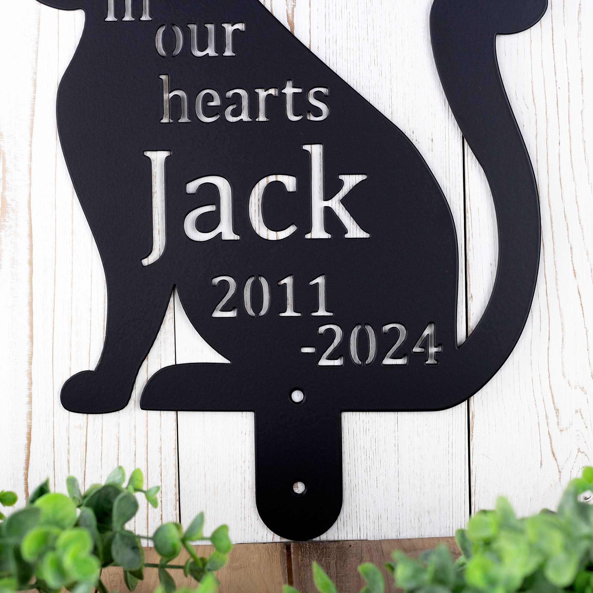 Buy Hand Crafted Cat Memorial Garden Stake, Cat Metal Sign, Pet Grave