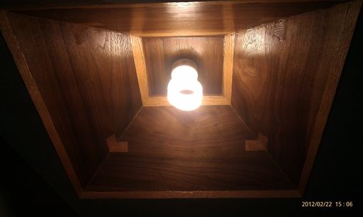 Custom Made Wood Pendant Lamp