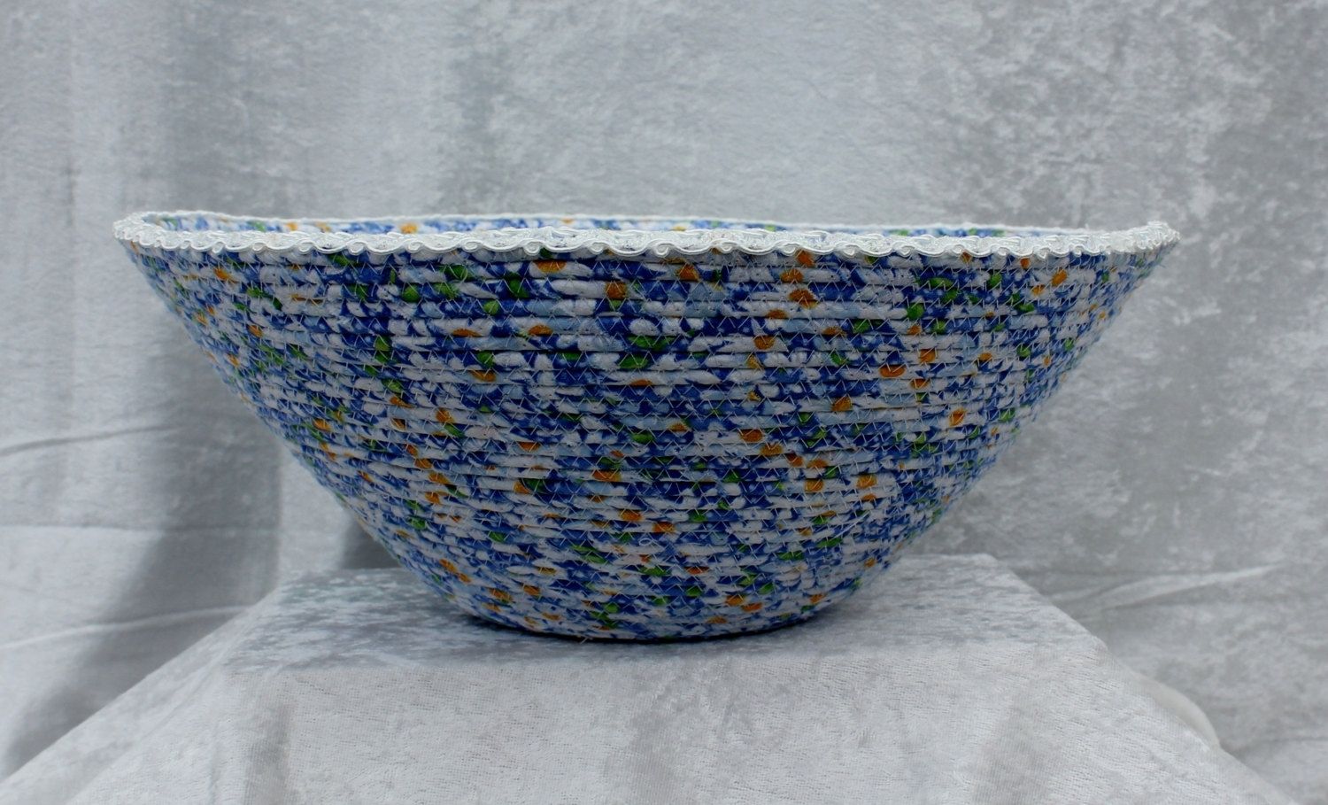 Hand Crafted Fabric Bowl Fabric Art Home Decor Wrapped