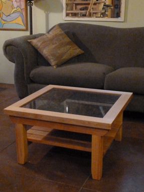 Custom Made Stone Top Coffee Table