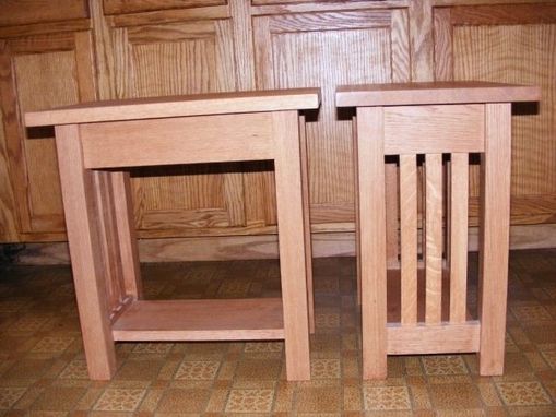 Custom Made Mission End Tables