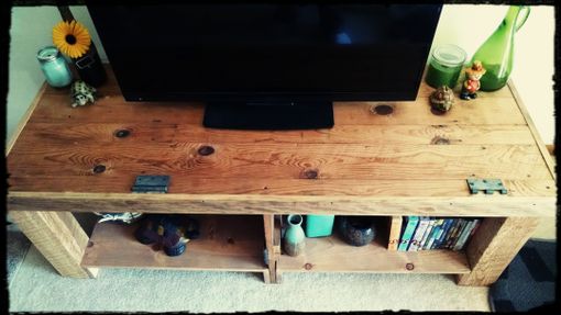 Custom Made Reclaimed Door Entertainment Center