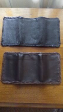 Custom Made Calf Skin Tri-Fold  Wallet